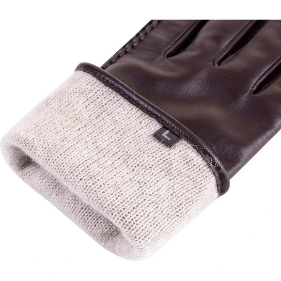 Women Winter Warm Touchscreen Texting Cashmere Lined Driving Dress Gloves - Picture 6 of 8